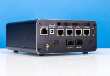 New 4x 2.5GbE and 2x 10GbE Intel Core Firewall and Virtualization Appliance Topton 4x 2.5GbE 2x 10GbE Router Firewall Network Ports Angle