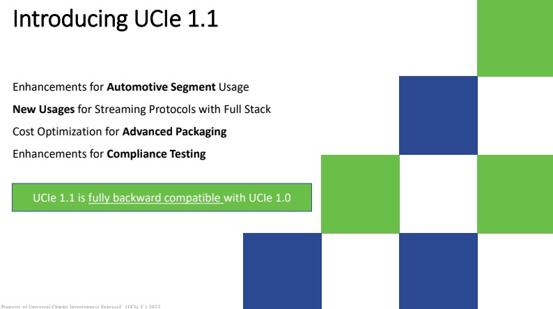 UCIe 1.1 Summary