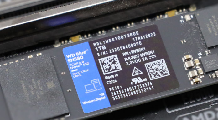 WD Blue SN580 1TB PCIe Gen4 NVMe SSD Review WD Blue SN580 1TB