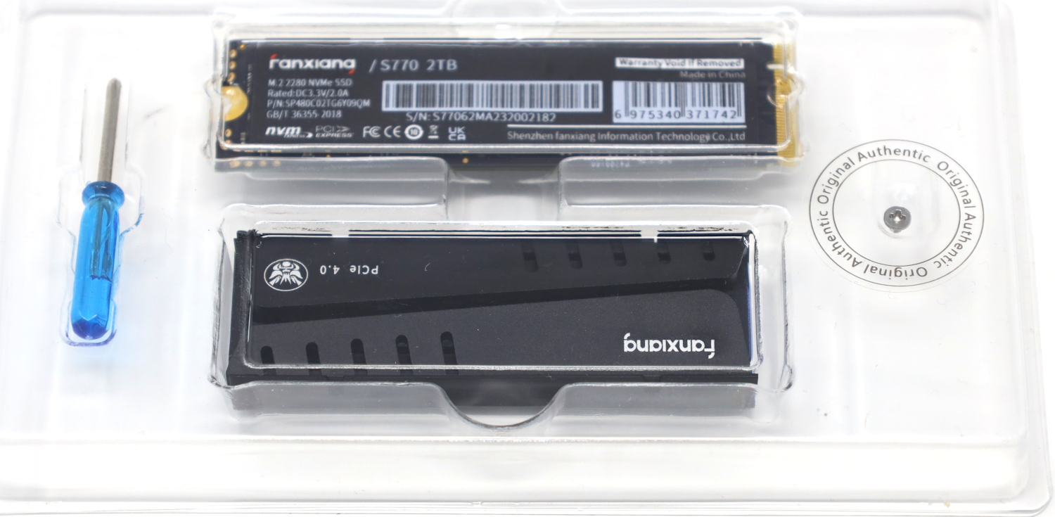 Fanxiang S770 2TB Accessories