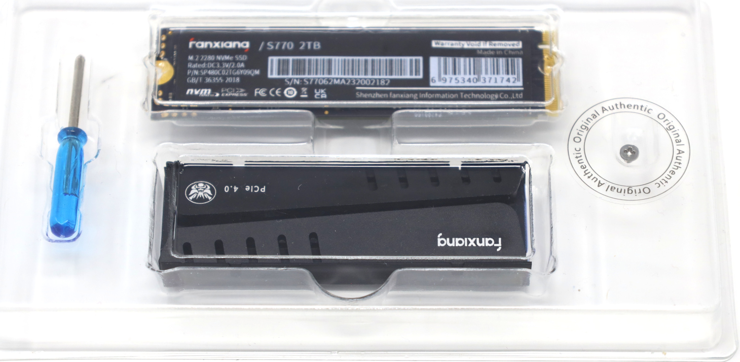 fanxiang S770 4TB PS5 SSD PCIe 4.0 Internal Hard Drive Configure