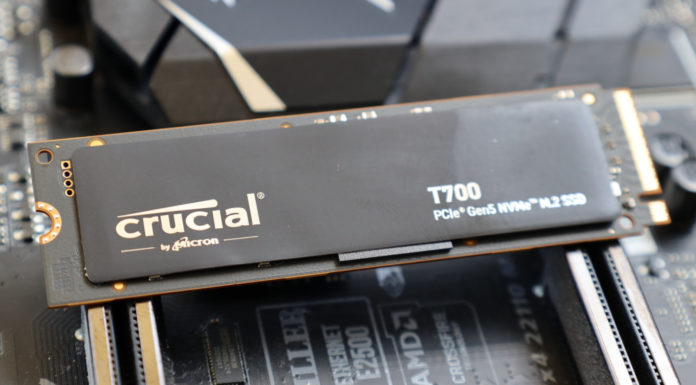 Crucial T700 2TB PCIe Gen5 M.2 NVMe SSD Review Crucial T700 2TB