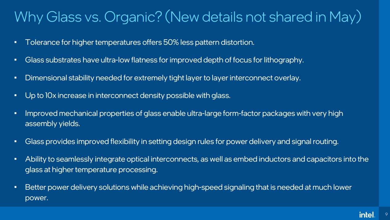 Intel Glass Substrate 2023 Advanced Packaging Options