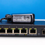 MokerLink 2G05110GS Front With Power Adapter