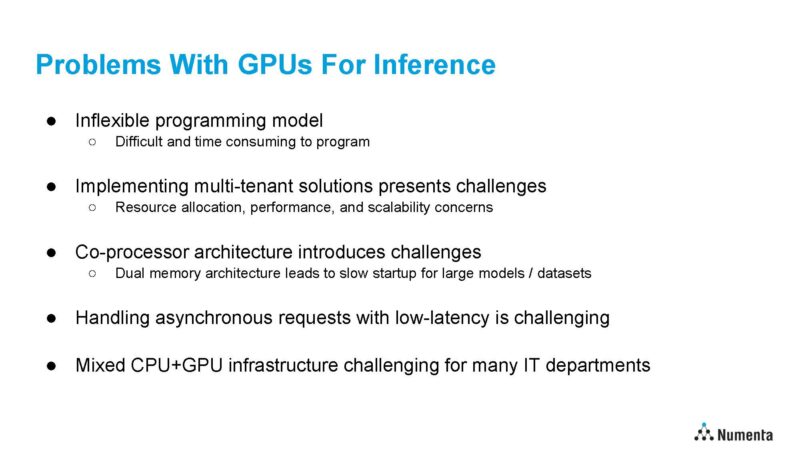Numenta HotChips Aug 27 2023 Problems With GPUs