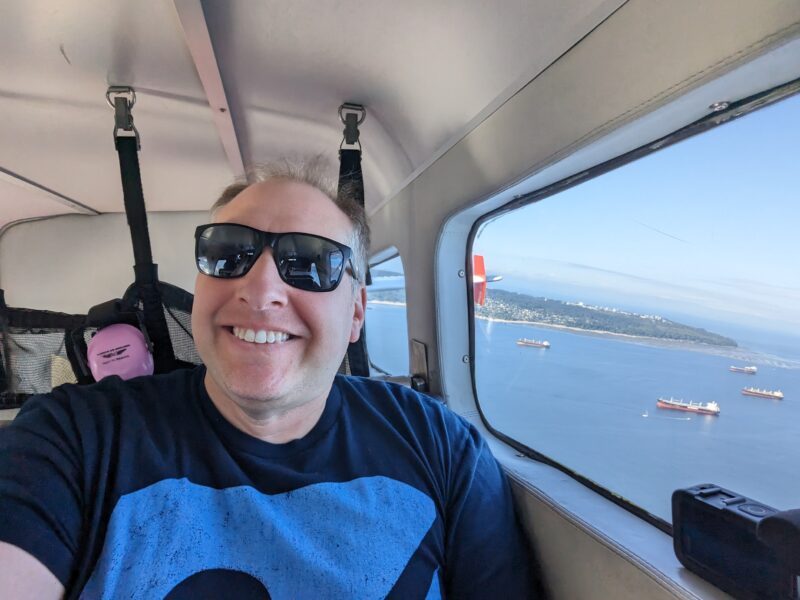 Patrick In Seaplane Vancouver BC For LTX Expo 2023