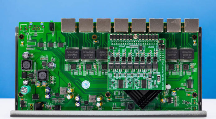 Sodola SL-SGT108-P 8-port PoE 2.5GbE Switch Review Sodola SL SGT108 P Internal Overview