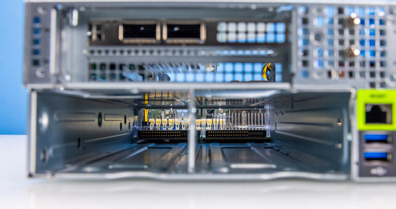 Supermicro AS 2015HS TNR Through PSU Slots Chassis View