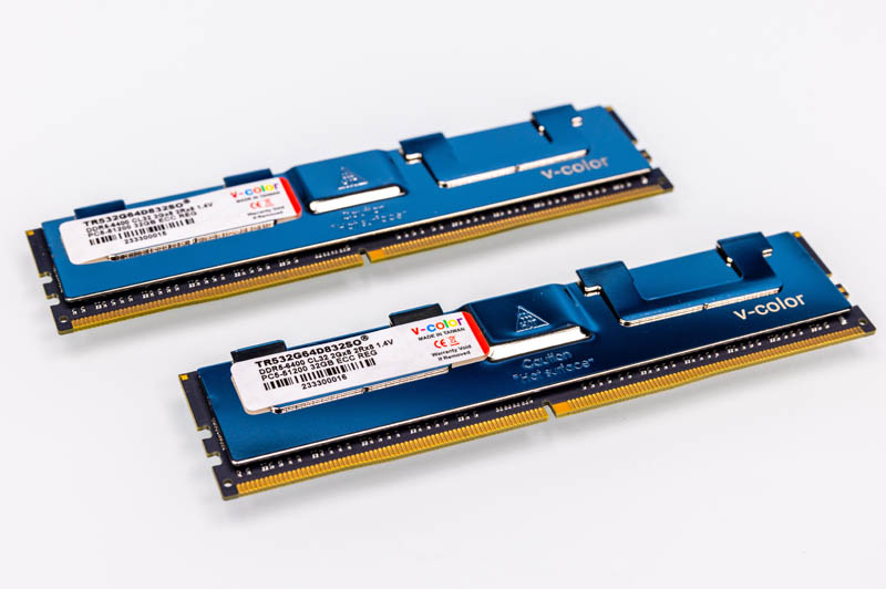 V Color DDR5 6400 32GB ECC RDIMM Modules 9