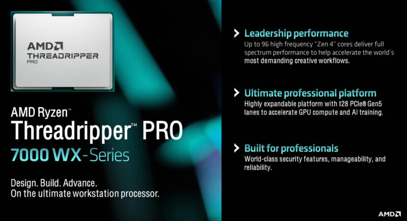 AMD Ryzen Threadripper Pro 7000WX Series Overview 1