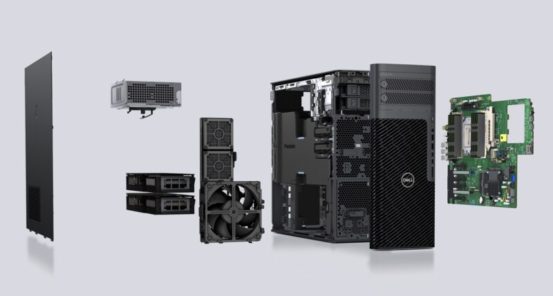 Dell Precision 7875 Tower Internal Components