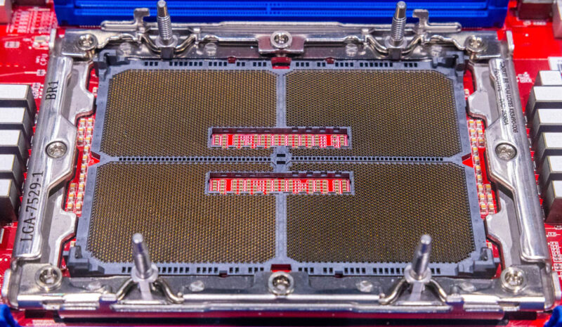 Intel LGA 7529 1 Socket Pins At OCP Summit 2023 2