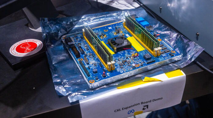 Meta AMD CXL 2.0 Memory Expansion Demo at OCP Summit 2023 Meta AMD CXL Memory Demo At OCP Summit 2023 1
