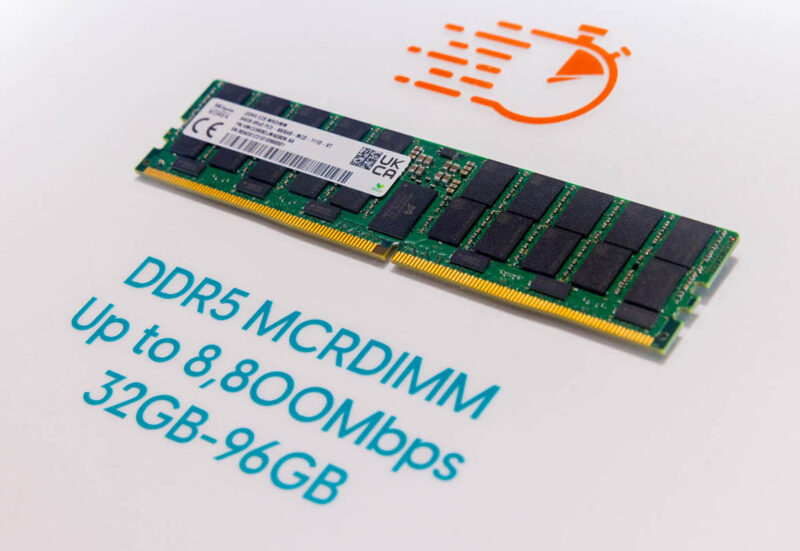 SK Hynix DDR5 MCRDIMM 8800 Angle At OCP Summit 2023 1