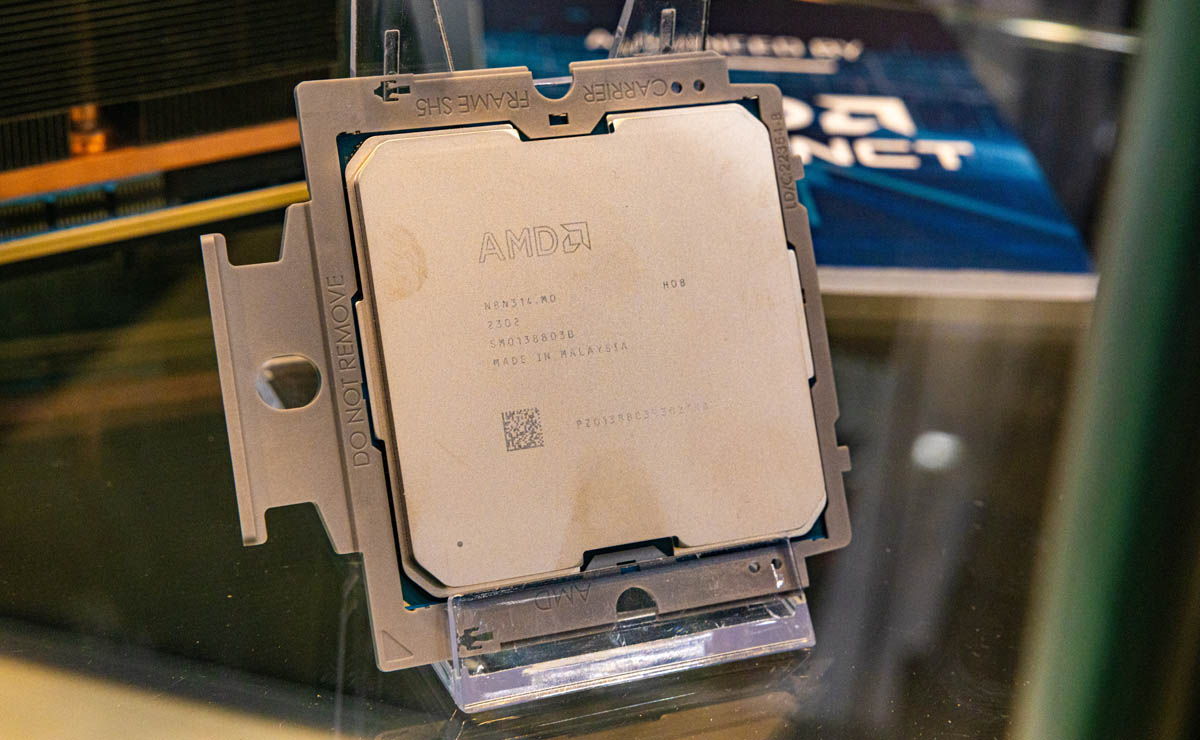 AMD MI300A In SH5 LGA6096 Carrier 1
