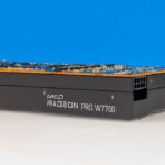 AMD Radeon Pro W7700 Top And Power Connector 1