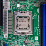 ASRock Rack AM5D4ID 2T BCM AMD Ryzen 7 7800X3D Installed