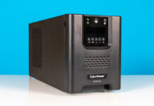 CyberPower PR1500LCD 1500W UPS Mini-Review CyberPower PR1500LCD Front Angle