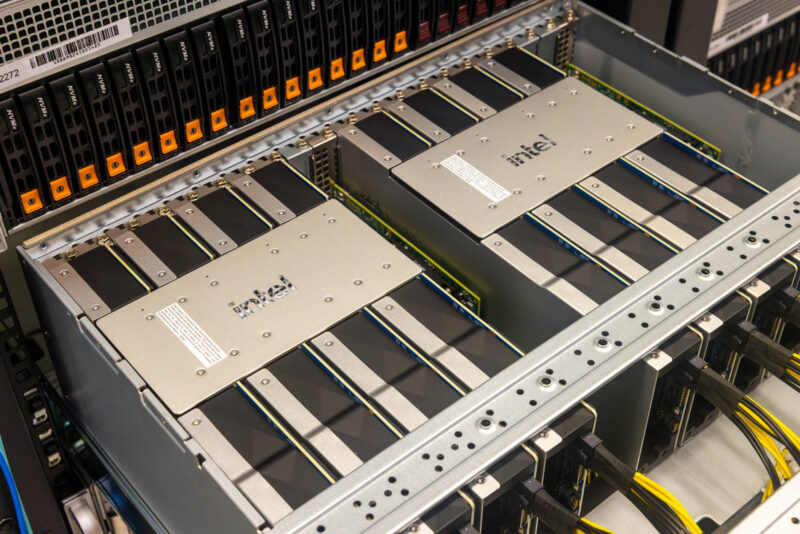 Intel Developer Cloud 8x Intel Data Center GPU Max 1100 PCIe In Supermicro SYS 521GE TNRT 1
