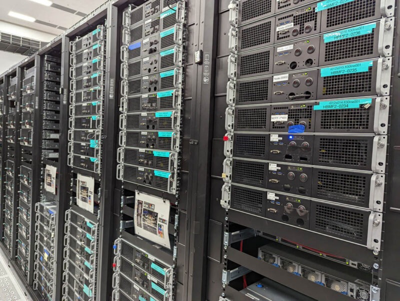 Intel Testing Site In Oregon December 2022 Racks Of Xeon Systems 2