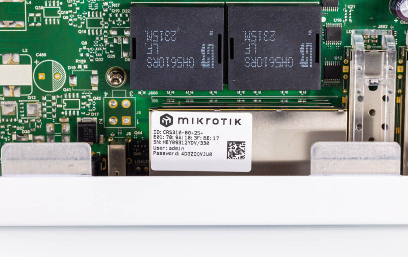 MikroTik CRS310 8G 2S IN Internal Unique Password