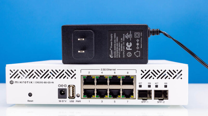 MikroTik CRS310 8G 2S IN Power Adapter