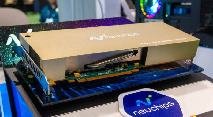 Neuchips RecAccel N3000 AI Inference Accelerator at SC23 Neuchips N3000 At SC23 3