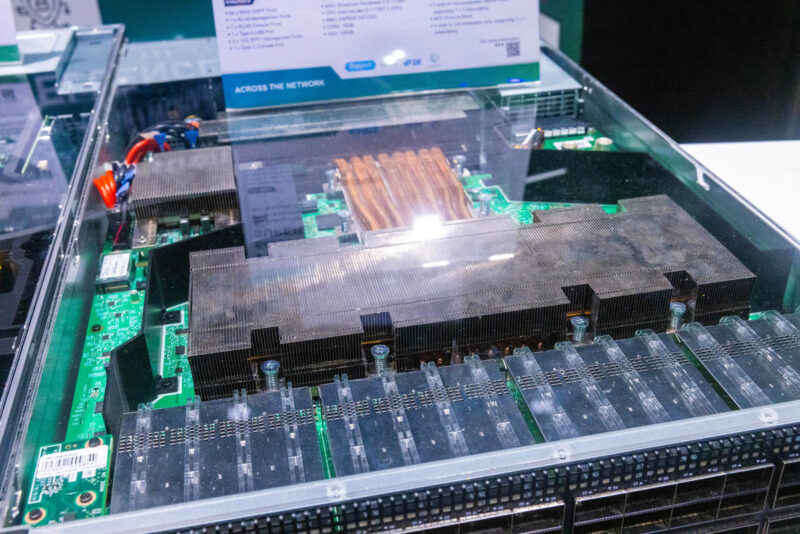Wistron 64x 800GbE Switch Broadcom Tomahawk 5 At OCP Summit 2023 2
