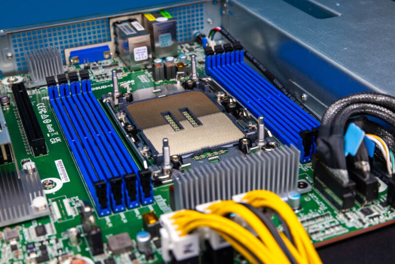 ASRock Rack 1U8S4E EGS 2T CPU Socket And DIMMs 1