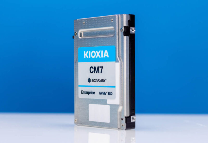 Kioxia CM7 NVMe SSD Angle