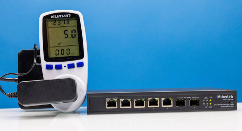 MokerLink 2G05210GSM Idle Power