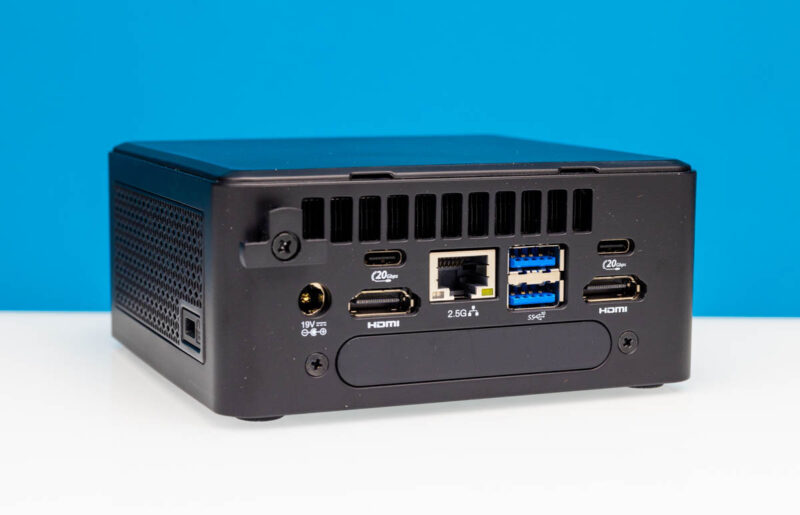 SimplyNUC Onyx V9 Intel Core I9 13900H Rear Angle 2