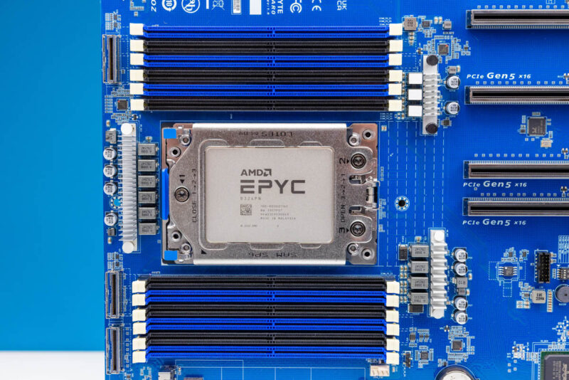 Gigabyte ME33 AR0 With AMD EPYC 8324PN And DIMM Slots