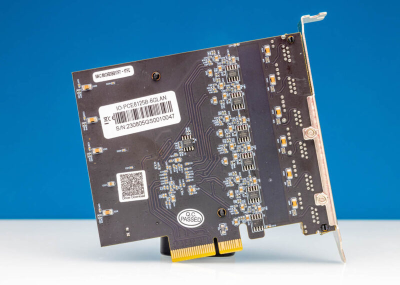 IO Crest 6x 2.5GbE PCIe Card Back