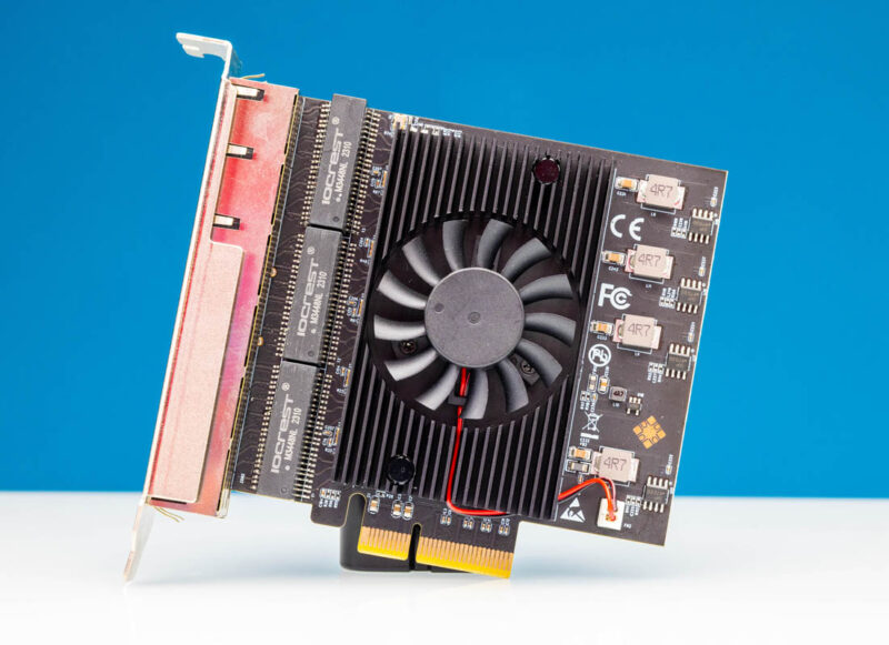 IO Crest 6x 2.5GbE PCIe Card Front