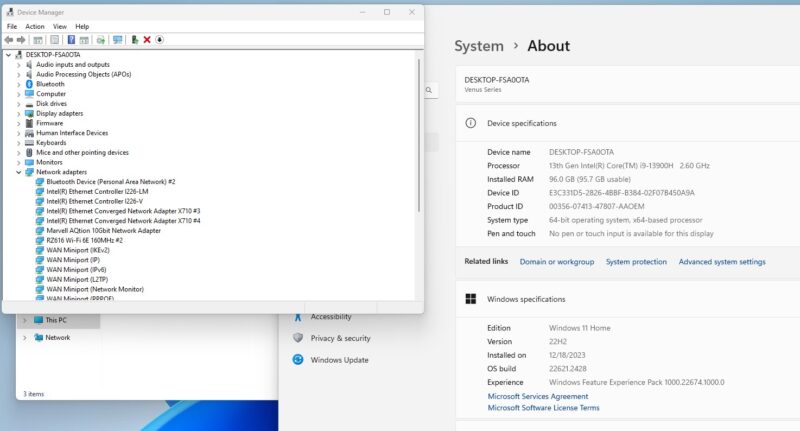 Minisforum MS 01 AQC113C 10Gbase T