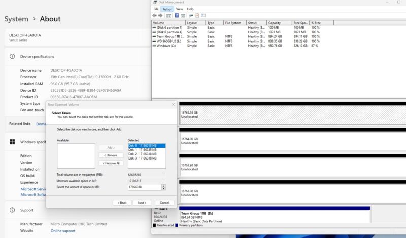 Minisforum MS 01 QNAP SATA JBOD 4x 18TB