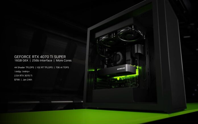 NVIDIA GeForce RTX 4080 Super at CES 2024 - ServeTheHome
