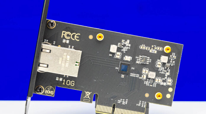 Cheap NICGIGA 10Gbase-T Adapter Mini-Review Marvell AQC113C Nicgiga 10Gbase T 10GbE AQC113C Heatsink Off Chip