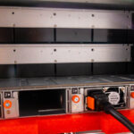 Pure Storage FlashBlade S Rear FIOM Out And Power Supplies
