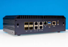 The Everything Fanless Home Server Firewall Router and NAS Appliance Qotom C3758 C3758R Fanless Front Angle