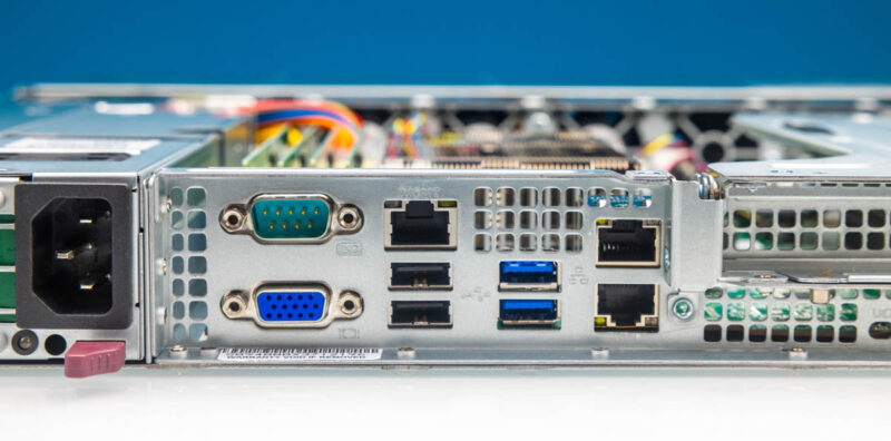 Supermicro SYS 511R M Rear IO