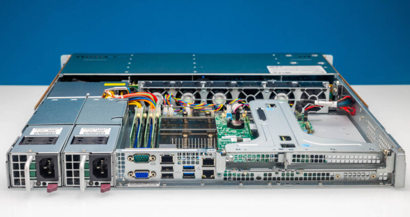 Supermicro SYS 511R M Rear View