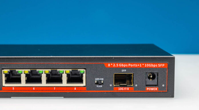 ienRon HG0801XG 8-port 2.5GbE 1-port 10GbE Fanless Switch Review IenRon 8 Port 2.5GbE 1 Port 10GbE Switch VLAN Switch