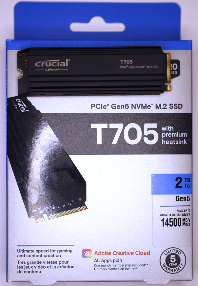 Crucial T705 2TB Box
