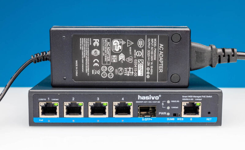 Hasivo S600WP 4GT 1SX 1XGT SE Power Adapter 52V 1.25A