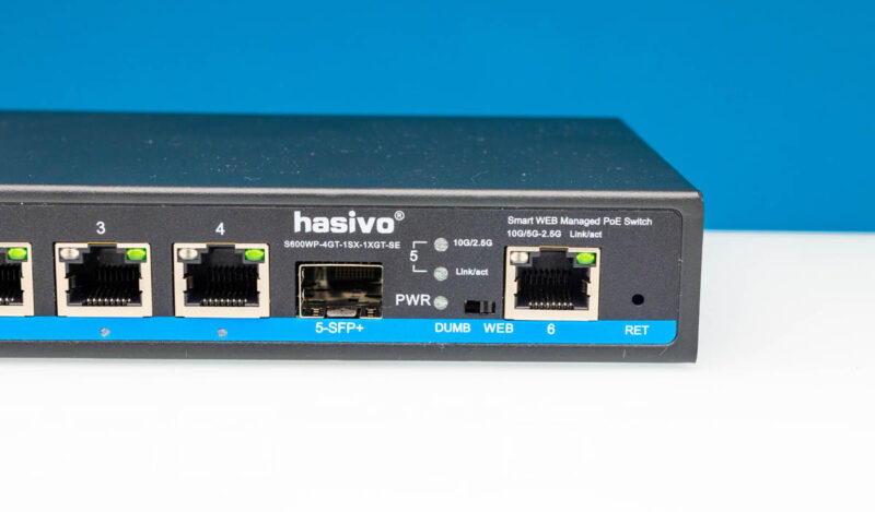 Hasivo S600WP 4GT 1SX 1XGT SE Web Managed Switch