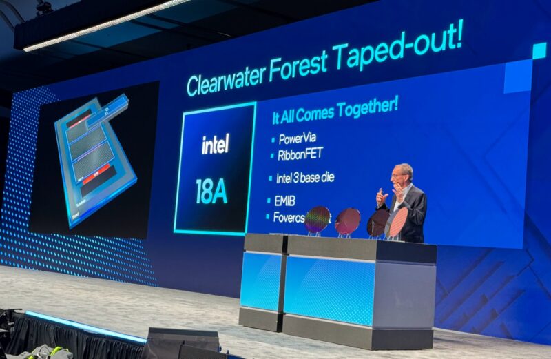 Intel Clearwater Forest Tape Out