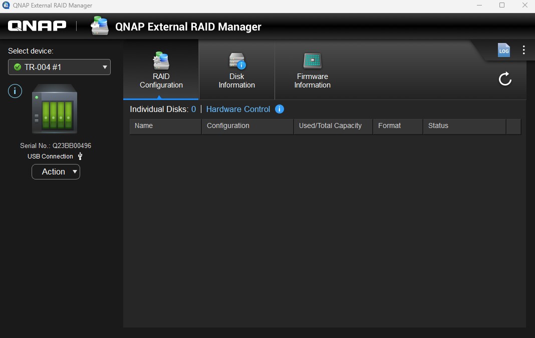 QNAP TR 004 4 Bay USB QNAP External RAID Manager ServeTheHome