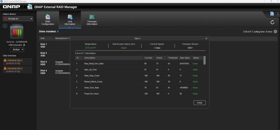 QNAP TR-004 USB RAID Enclosure Review - Page 2 of 3